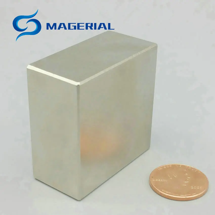 Блок NdFeB N52 2 шт./лот точный 40x40x20 мм фильтр водопроводной трубы сильные неодимовые