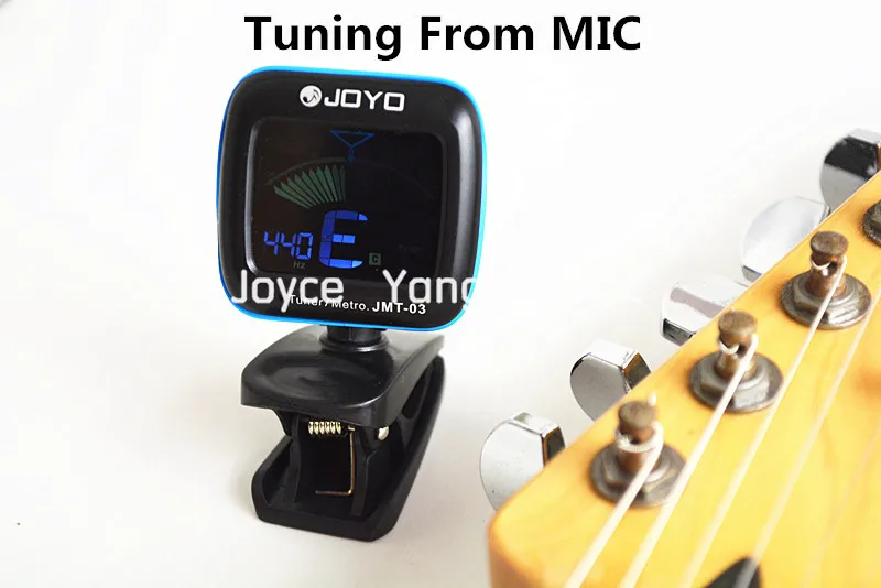 JOYO JMT 03 цветной ЖК дисплей зажим для гитары тюнер Metro Bass/скрипка/Укулеле