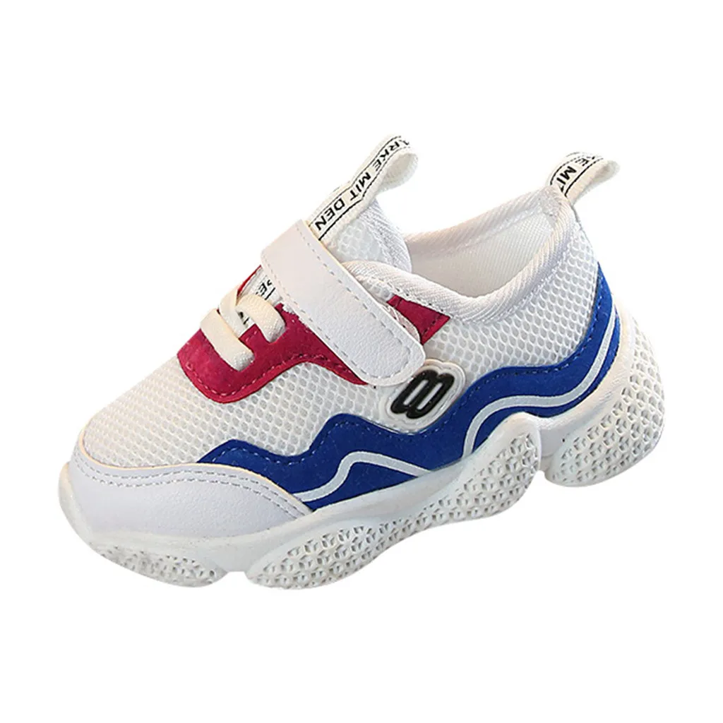 Children Baby Girls Boys Mesh Petchwork Running Sport Sneaker Casual Shoes | Детская одежда и обувь