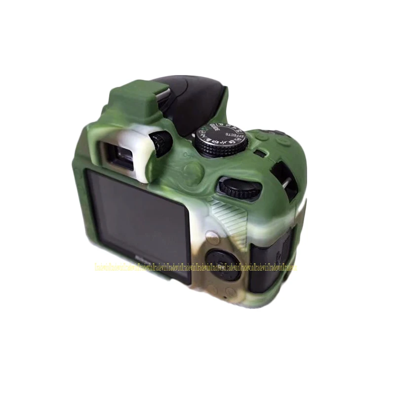 Мягкая силиконовая резина Камера корпус для Nikon D3400 с Батарея открытие|case for