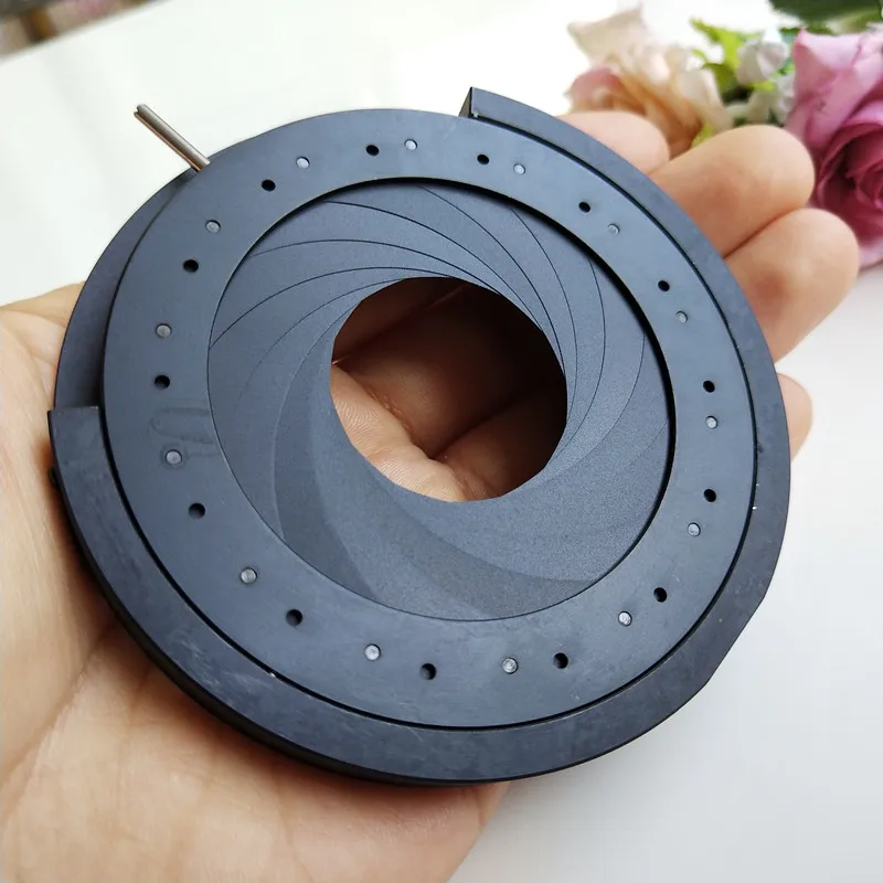 

20pcs 3-52MM Amplifying Diameter Zoom Optical Iris Diaphragm Aperture Condenser 14pcs Blades for Digital Camera Microscope