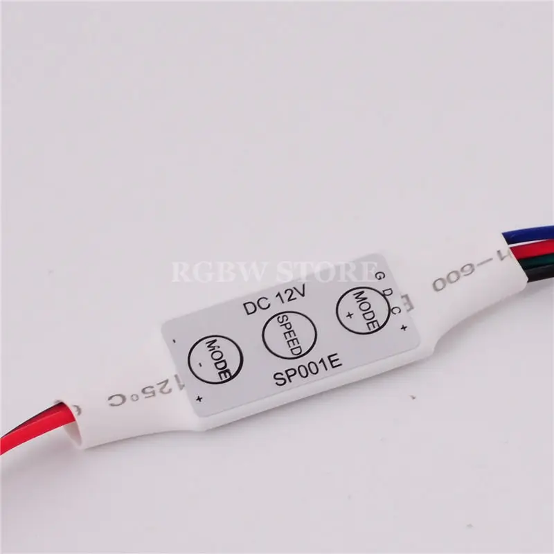 DC12V 3key RGB светодиодный мини-контроллер с 4pin разъем для WS2801 полосы модуль | Лампы и