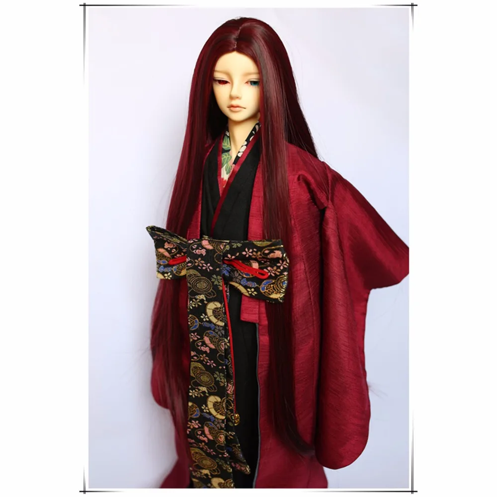 Cateleya BJD волосы куклы длинные прямые груша голова наконечник слегка перемотки