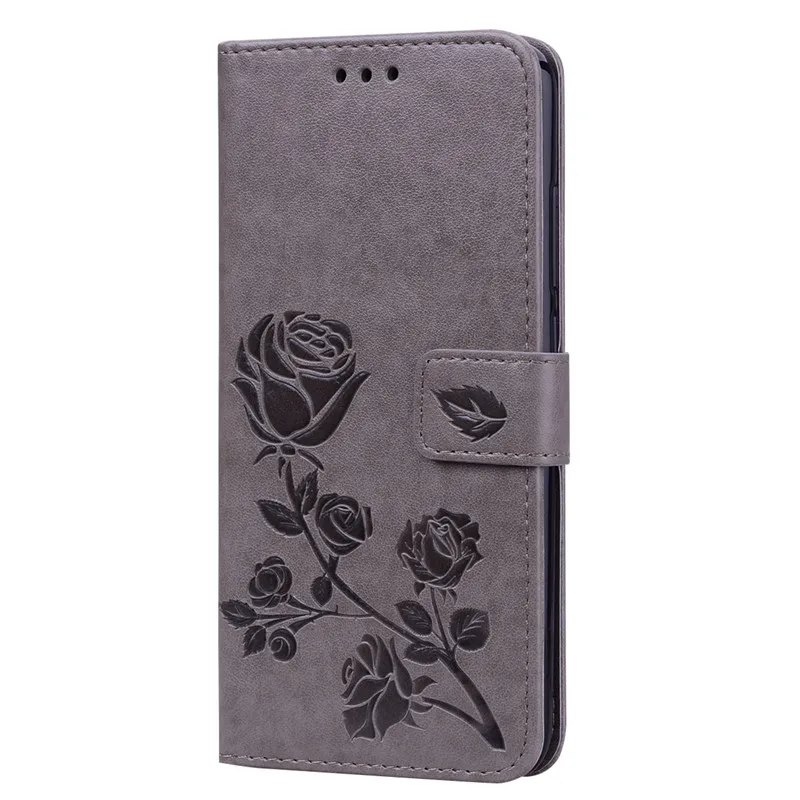 Роскошный чехол для samsung Galaxy Grand Prime G530 G530H G531 G531H G531F SM-G531F бумажник чехол с откидной крышкой для телефона с отделениями для карт и держателем - Цвет: Gray