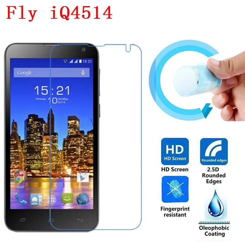 Для Fly IQ4514 Защитная пленка для экрана ультра тонкая HD Прозрачная мягкая защитная