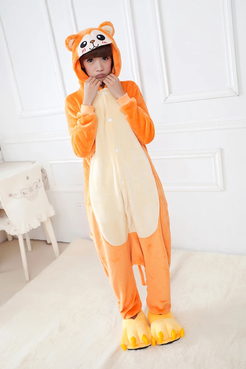 Пижамный костюм унисекс с изображением Золотой обезьянки косплей кигурум