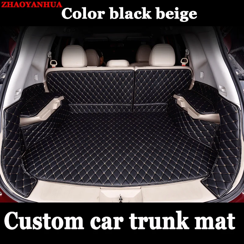 

Custom fit car Trunk mats for Ford Focus Escort Titanium Mondeo Fiesta S-max Raptor Cobra Car Cargo Rear Liner Trunk Mat Carpet