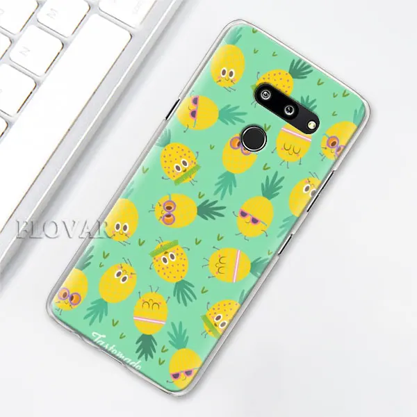 Чехлы для телефонов с кактусами для LG G6 G7 Plus G8 ThinQ V40 V50 ThinQ Q6 Q7 Q8 Жесткий Чехол для ПК - Color: J002
