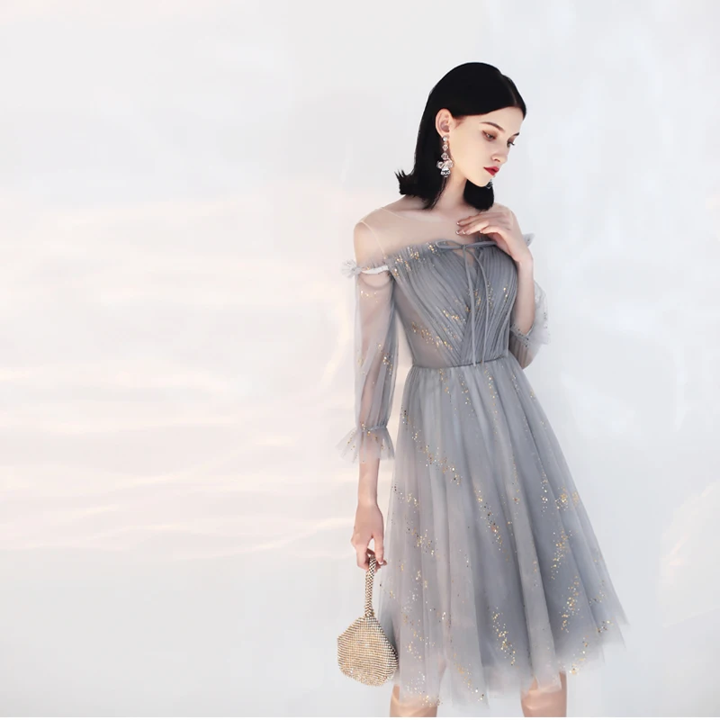 FADISTEE Новое поступление вечернее платье для выпускного вечера vestido de Festa vestido de noiva boho формальная мягкая плиссированная юбка из тюля robe de soiree