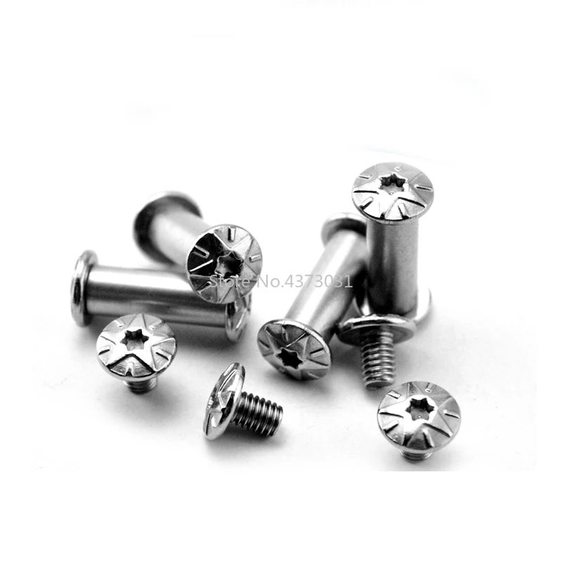 

4 Pieces Sleeve Screws Making Tool Screws DIY Folding Knife Spindle Screws Plum ScrewsScrews Fk26