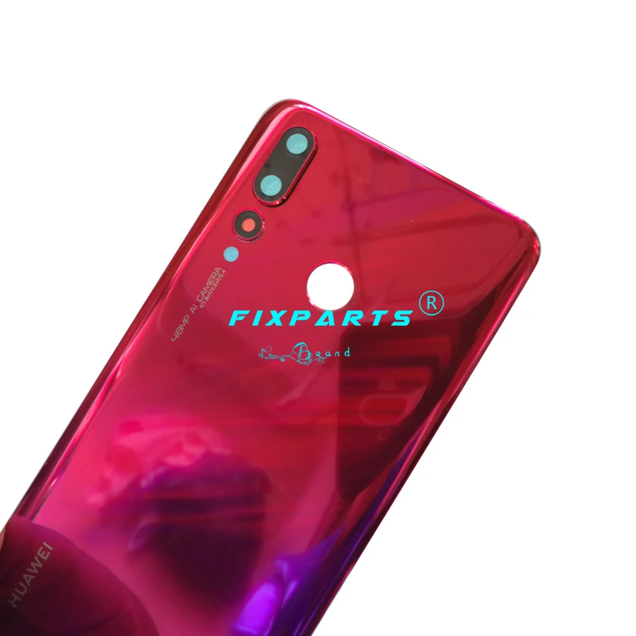 Оригинальный корпус для HUAWEi Nova 4 задняя крышка батарейного отсека объектив в