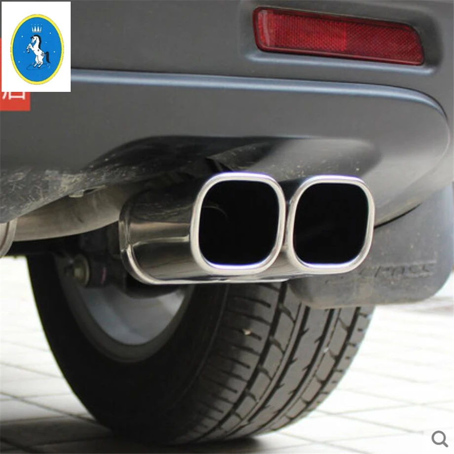 Yimaautotrims авто аксессуар задний глушитель наконечник конец трубы защитный