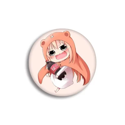 12 типов Himouto! Umaru chan фигурка модель брошь булавки брошки круглый Жесть значок для