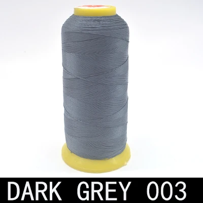 Grey 003 Бренд высокого качества 800 м 300D/3 высокопрочная нить для швейной машины тонкие кожаные шторы из парусины аксессуары для одежды DIY - Color: Grey 003