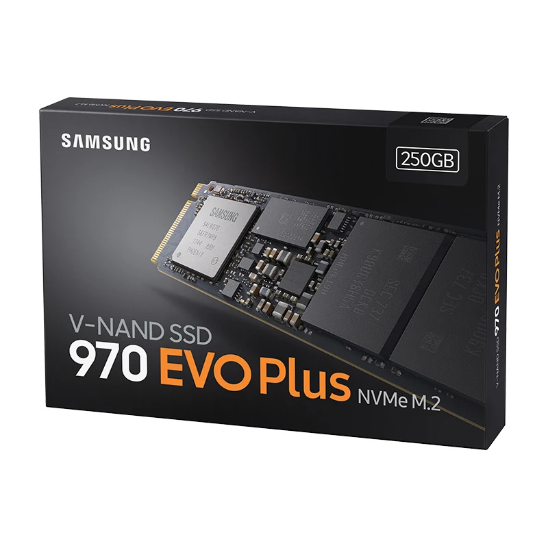 Внутренний жесткий диск Samsung 970 EVO PLUS M.2 SSD 250 ГБ Nvme Pcie 500 Гб ТБ для ноутбука