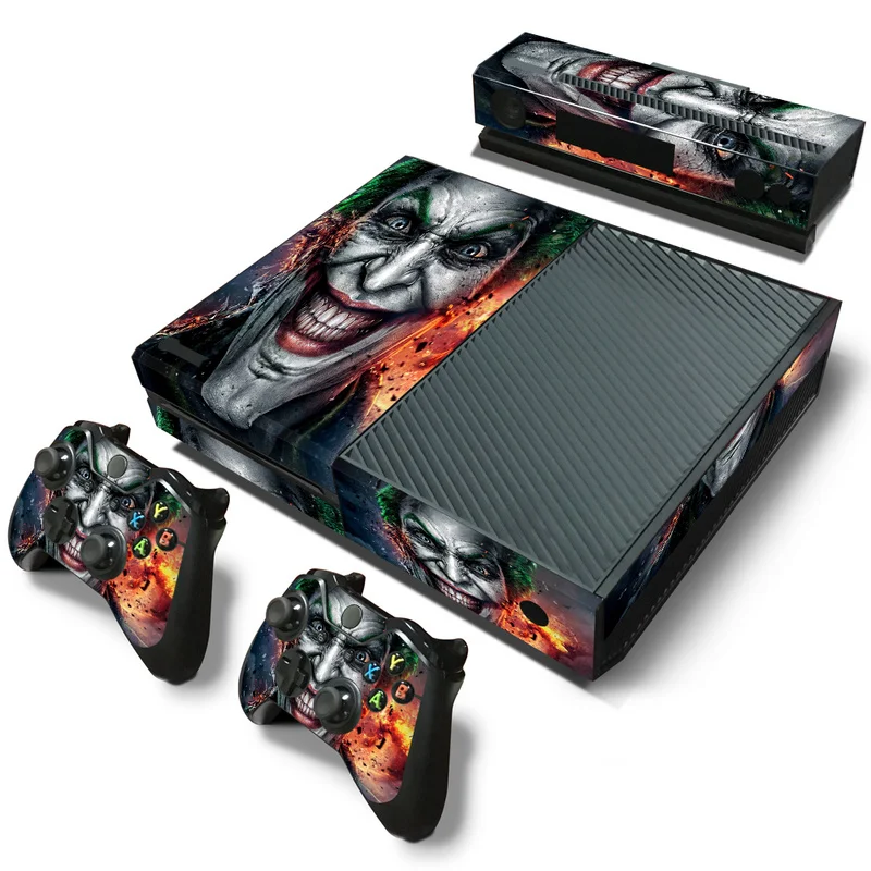 Стиль Джокера для Microsoft XBOX One консоль виниловая наклейка + 2 контроллера xbox one