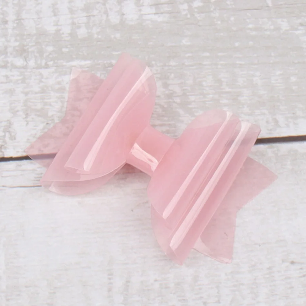 Cheer Bows 3&quot Chunky Jelly Waterproof Hair Clip for Girl Summer Hairpin Candy Color Hairgrip Baby Kids Accessories |