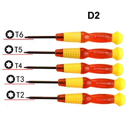 FI-22-D2-5Pcs Y-тип Y0.6 Y2.0 пятизвездочная 0,8 1,2 Phillips шлицевая отвертка для iPhone 4S 5S 6S 7 телефон ПК инструмент для ремонта - Цвет: FI-22-D2-5Pcs