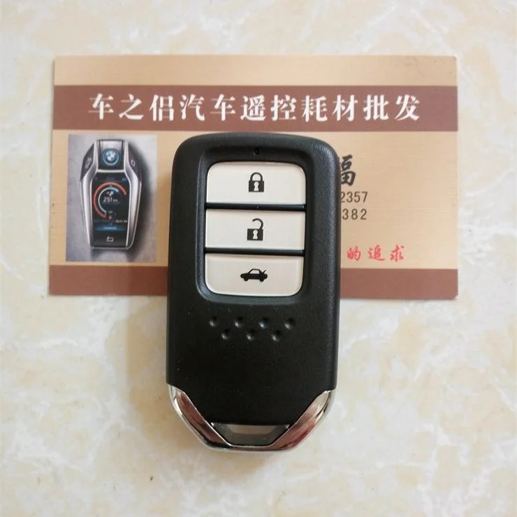 New CRV 3 buttons Автомобильный Интеллектуальный дистанционный ключ без ключа смарт-пульт дистанционного ключа 434 МГц с чипом ID47 для Honda CRV C-RV после года ключ Proramming - Цвет: New CRV 3 buttons