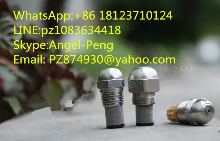 Stainless steel high and low pressure fine spray nozzle / fog / cooling humidification / cooling dust nozzle / fuel atomization