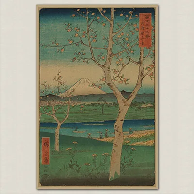 Винтажная бумага Ретро аниме плакат-японский ukiyoe-Плакаты Плакат/винтажная домашняя Наклейка Декор
