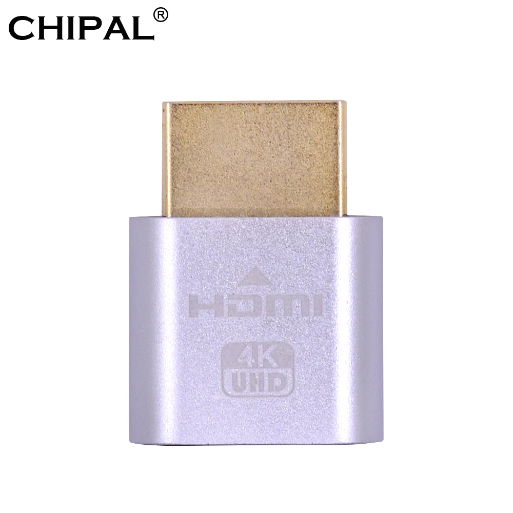 CHIPAL 4K HDMI манекен переходник DDC EDID Дисплей Чит Безголовый призрак эмулятор