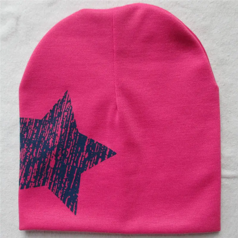 MUQGEW 2017 Hot Selling New Fashion 3 Colors Baby Hat Print Star Beanie For Boys Girls Cotton Knit Children Winter Hats | Детская одежда