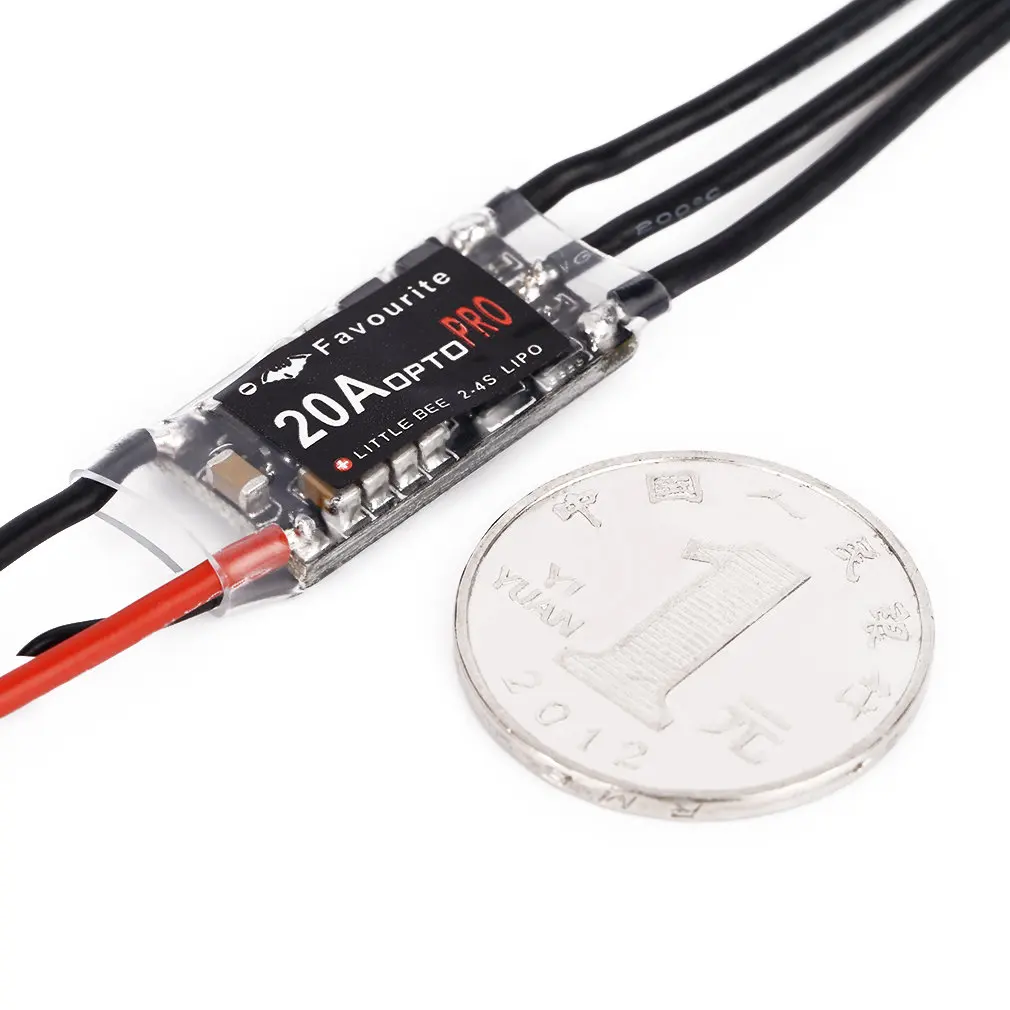 Высокое качество маленькая пчела мини 20A 2-4S LiPo батарея OPTO PRO ESC Бесщеточный для QAV250