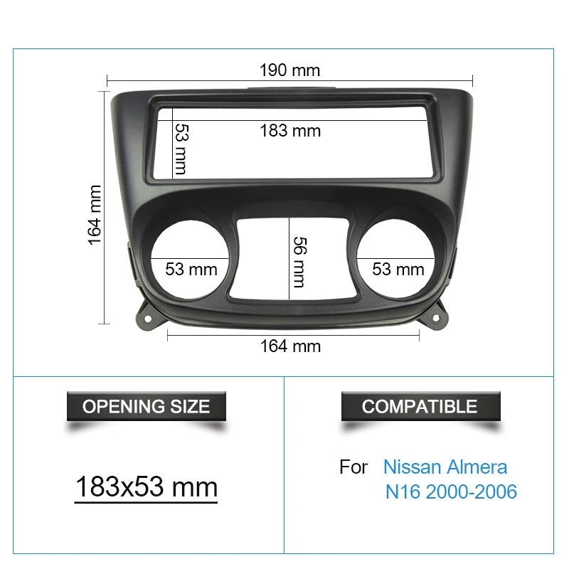 1 Din радио фасции Для Nissan Almera N16 Sentra стерео панель DVD Установка отделка комплект Уход за кожей лица объемный рамки