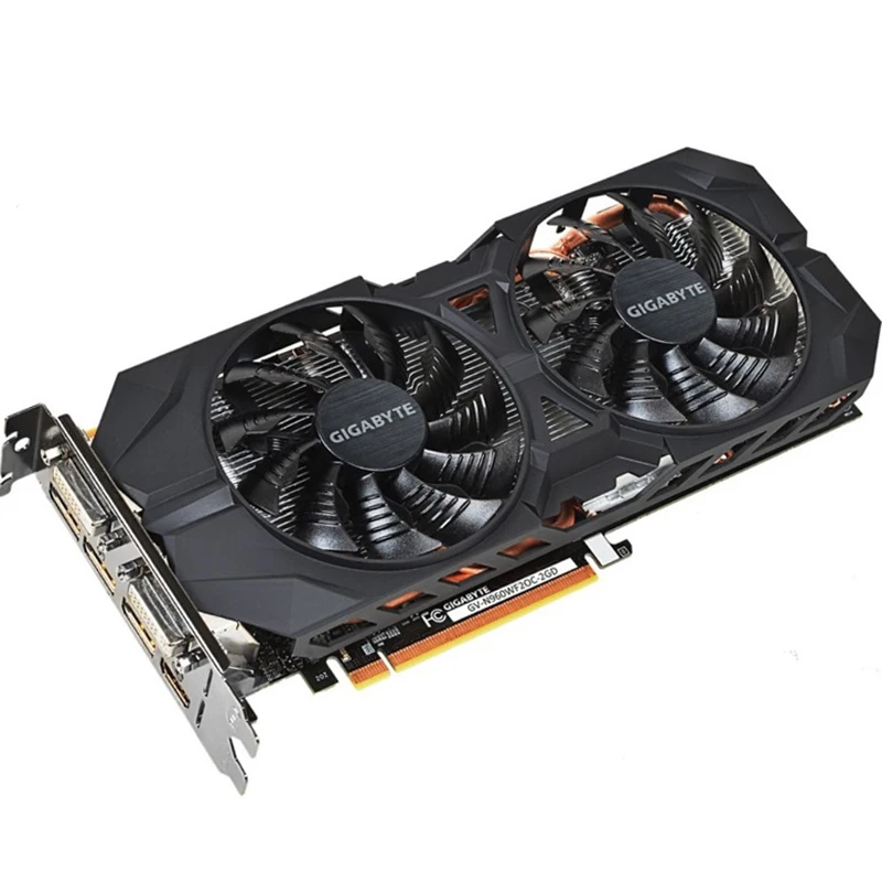 Gigabyte PC настольная видеокарта Оригинал GTX 960 2 Гб 128 бит GDDR5 видеокарты для nVIDIA VGA