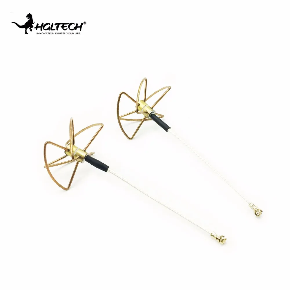 HGLRC 7 5 см 2.5dBi 3dBi 8G 4 лист RHCP Микро Клевер антенна IPX UFL для Mini FPV VTX INNOVA 2 шт.|clover antenna|rhcp