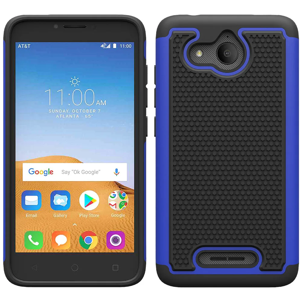 2 в 1 сверхмощный гибридный защитный чехол для Alcatel Tetra Мягкий ТПУ и жесткий