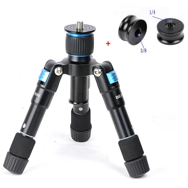 Tripod BEXIN аксессуары для путешествий камеры фотографии смартфон маленький штатив шаровая Головка мини штатив держатель для телефона камера для алюминия - Цвет: Tripod