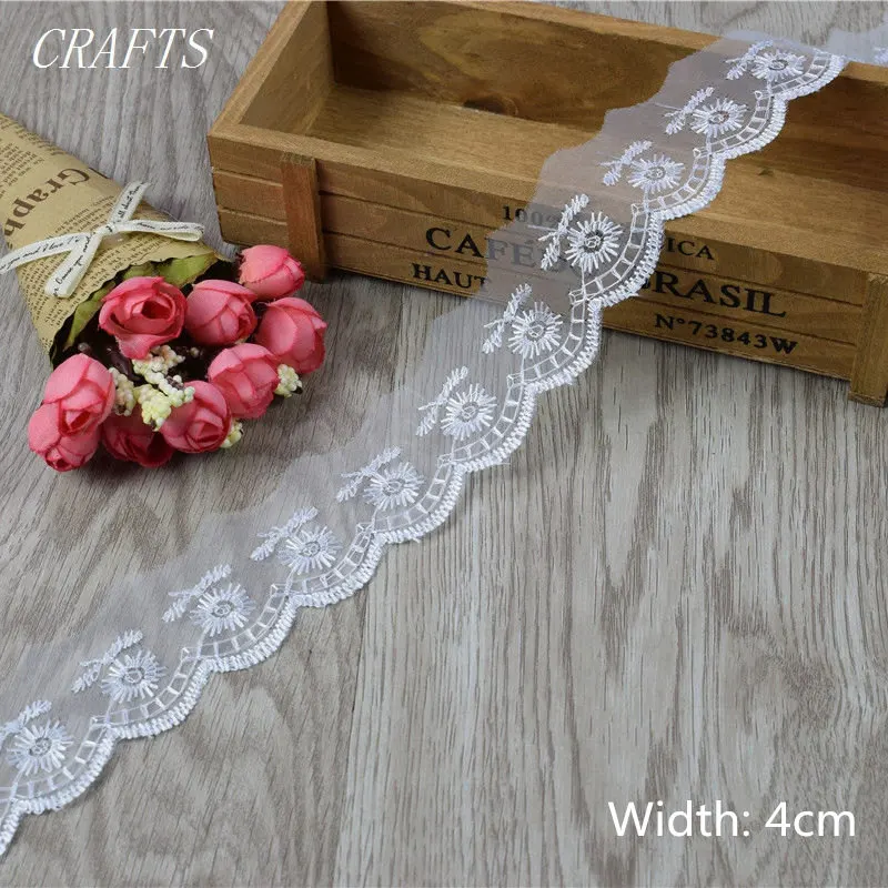 10 ярдов красивое дневное белое свадебное платье diy|diy wedding dress|embroidery lacewhite lace |