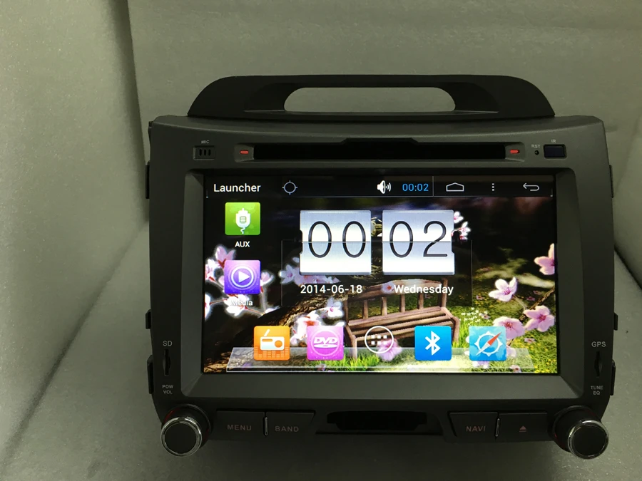 HD 1024x600 2 DIN для Kia Sportage R 2010-2014 4 ядра Android 6.0 автомобиль DVD GPS навигации видео плеер