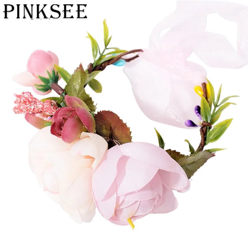 PINKSEE очаровательные браслеты с кружевным цветком свадебное платье подружки