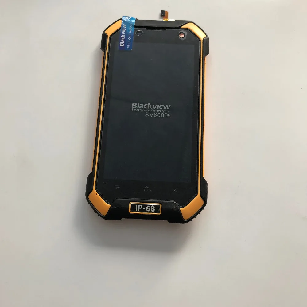 ЖК экран б/у + сенсорный рамка зарядная плата с USB разъемом для Blackview BV6000S 4 7 дюйма HD