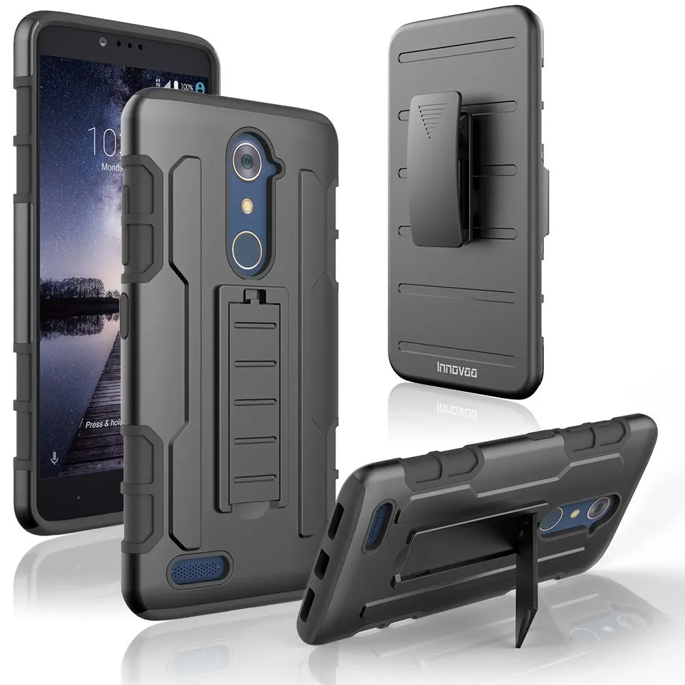 Прочный зажим для ремня кобура Чехол Жесткий армированный чехол zte Grand X Max 2 Imperial