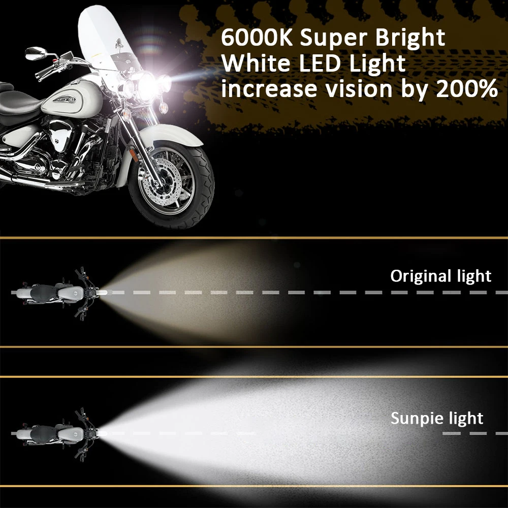 1 шт. 5 75 &quotмотоцикл светодиодный фары 45 Вт Высокий/Низкий Луч Фары Лампы для Harley