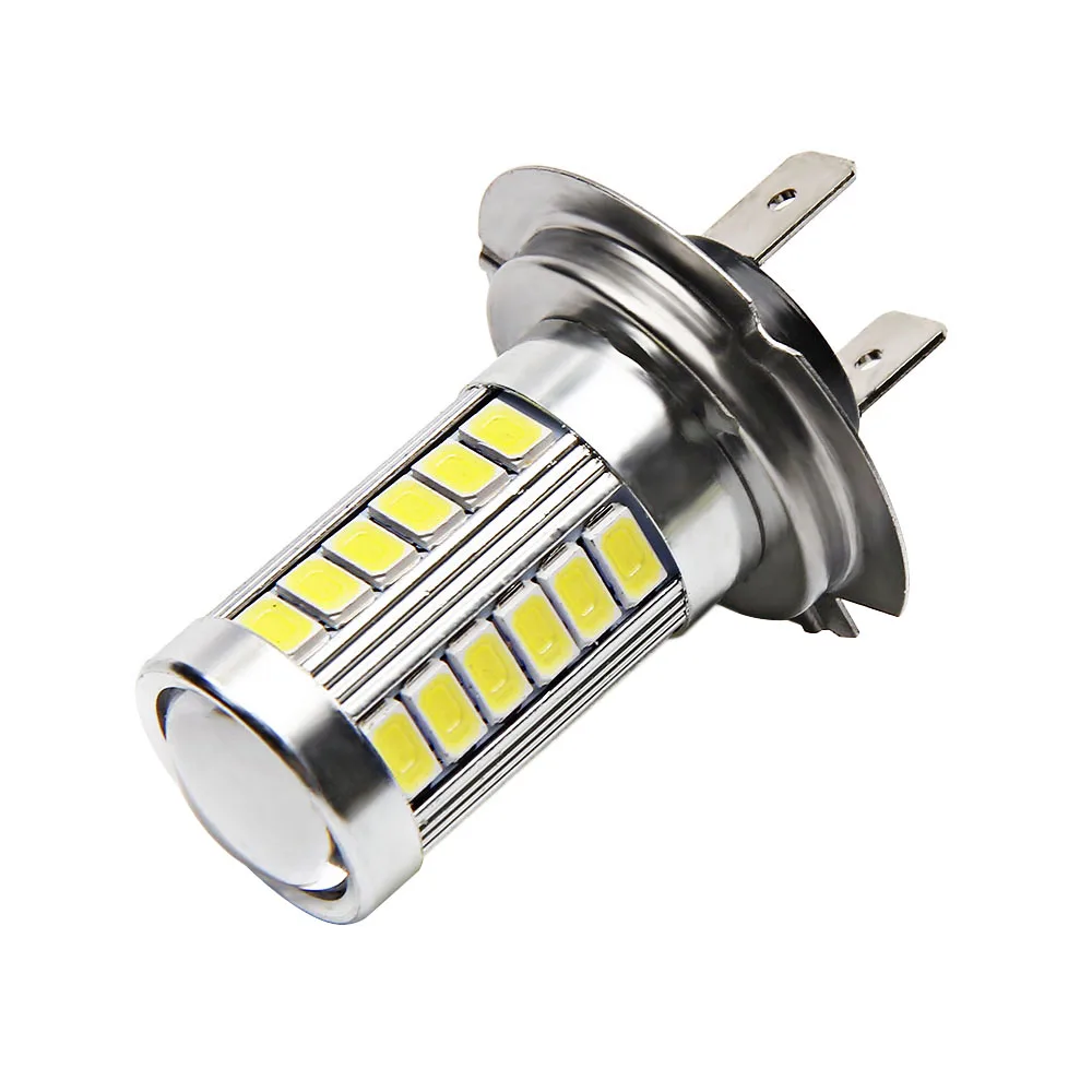 33SMD 2 шт. H7 светодиодный светильник 3030 чипов Canbus DC 12V~ 24V 360 градусов 54 SMD автомобильный противотуманный светильник белый светильник для парковки автомобильные лампы - Испускаемый цвет: 33SMD