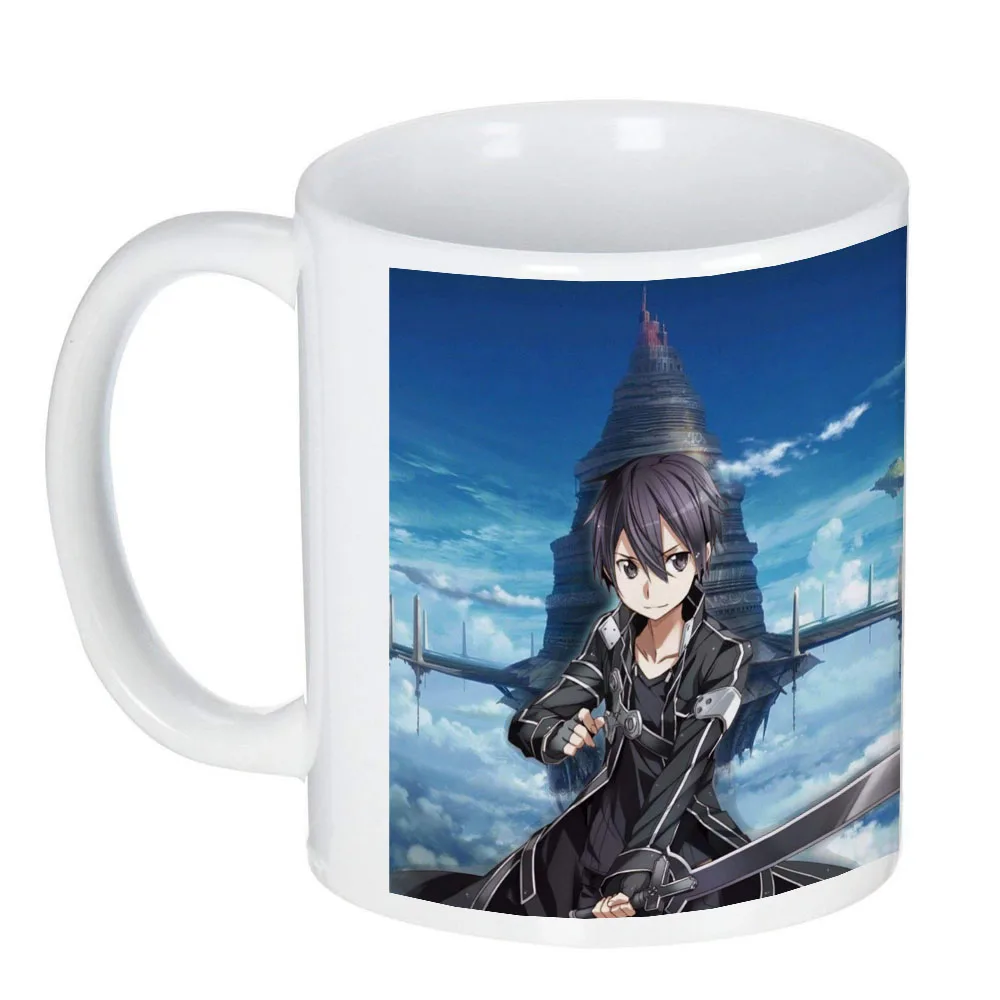 Аниме Sword Art онлайн чашка SAO керамическая кофейная чашка молочная кружка с ручкой