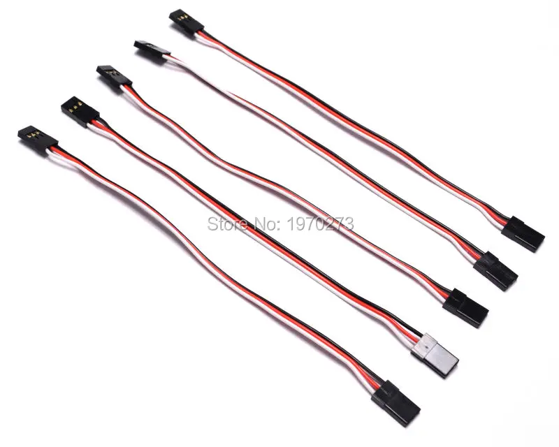 Удлинитель для квадрокоптера JR RC 5 шт. 200 мм 20 см штекер штекер|cable signal booster splitter|servo