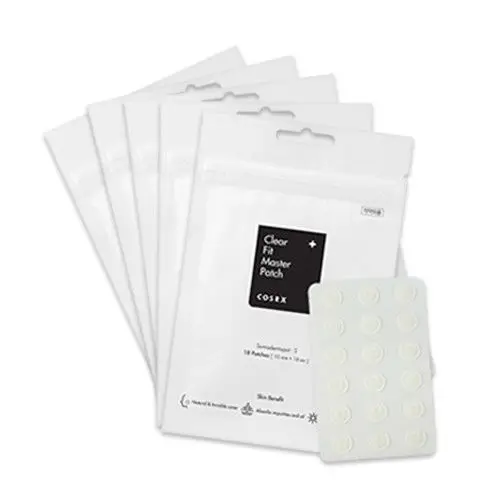 5 sheets COSRX Clear Fit Master Patch 18 патчей уход за кожей лица против прыщей лечение пятна акне маска для лица - Цвет: 5 sheets