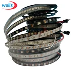 Светодиодная ленсветильник WS2812B, 5 в пост. Тока, 3060144 пикселейм