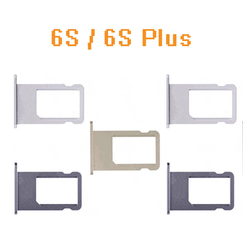 Держатель лотка для sim-карты слот для iphone 5s 6 6s 6plus 6s Plus 7 7P 8 8 Plus держатель для sim-карты Слот Лоток контейнер адаптер