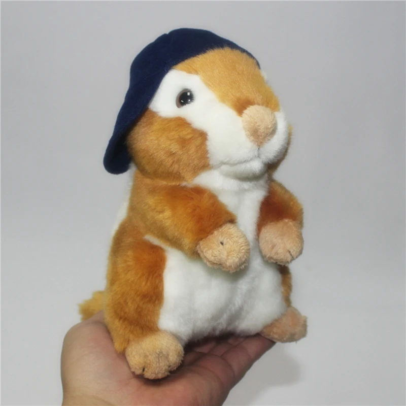 Kawaii модные реалистичные животные chipmunk плюшевые куклы мини Золотая игрушка белка