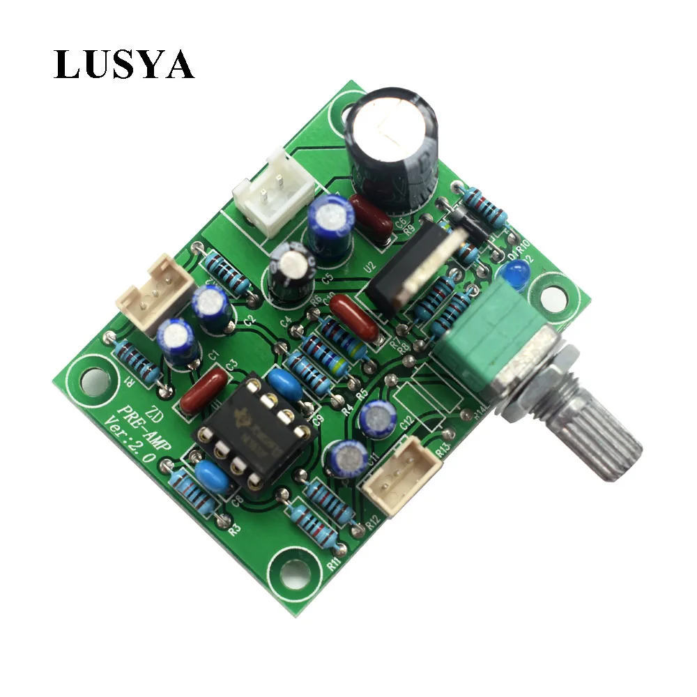 Lusya NE5532 OP AMP HIFI аудио усилитель постоянного тока одиночный источник питания 10 раз