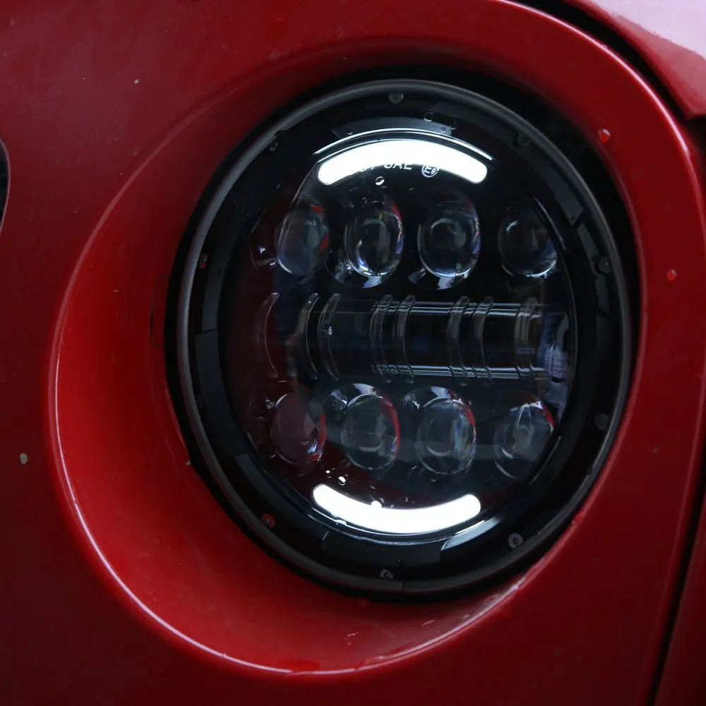 2 шт. 7 дюймов светодиодные фары для Hummer H1 H2 80 Вт круглая светодиодная фара