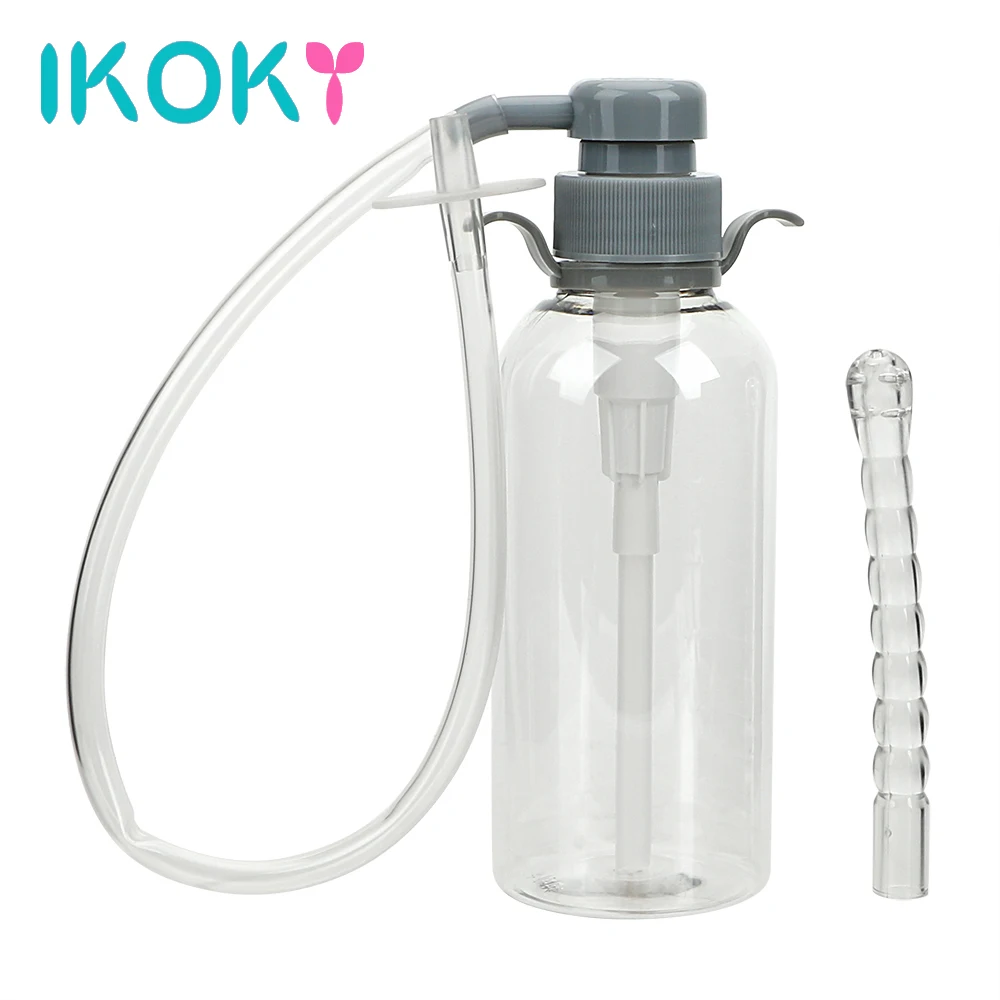 IKOKY 300mL Butt Vagina Cleaning Enema Sex Toys for Women Rectal Sprayer Anal Cleaner |