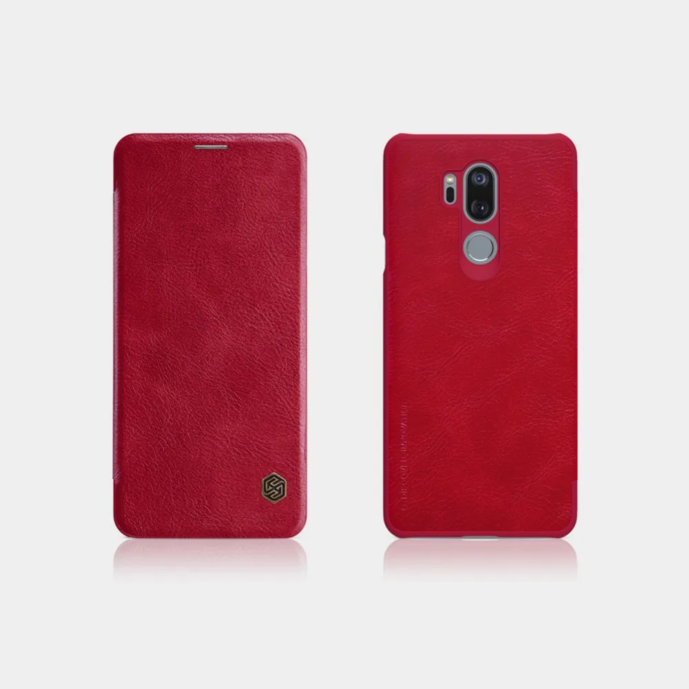 Оригинальный NILLKIN QIN Высокое качество lthr Флип кожаный чехол для LG G7 ThinQ бампер